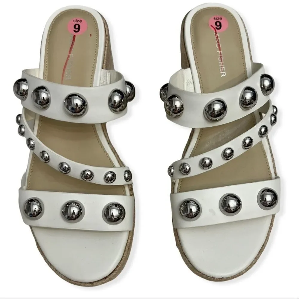 Marc Fisher Jalyn Embellished Espadrille Platform Sandal